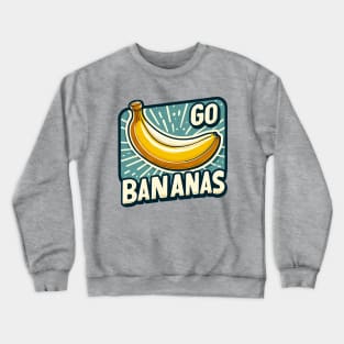 Go Bananas: Zesty Peel Party Crewneck Sweatshirt